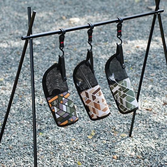 Сумка для хранения столовых приборов на открытом воздухе с сетчатым карманом, водонепроницаемая, портативная, для путешествий, кемпинга, пикника, палочек для еды, вилок, ложек, органайзеров, для сушки, переноски