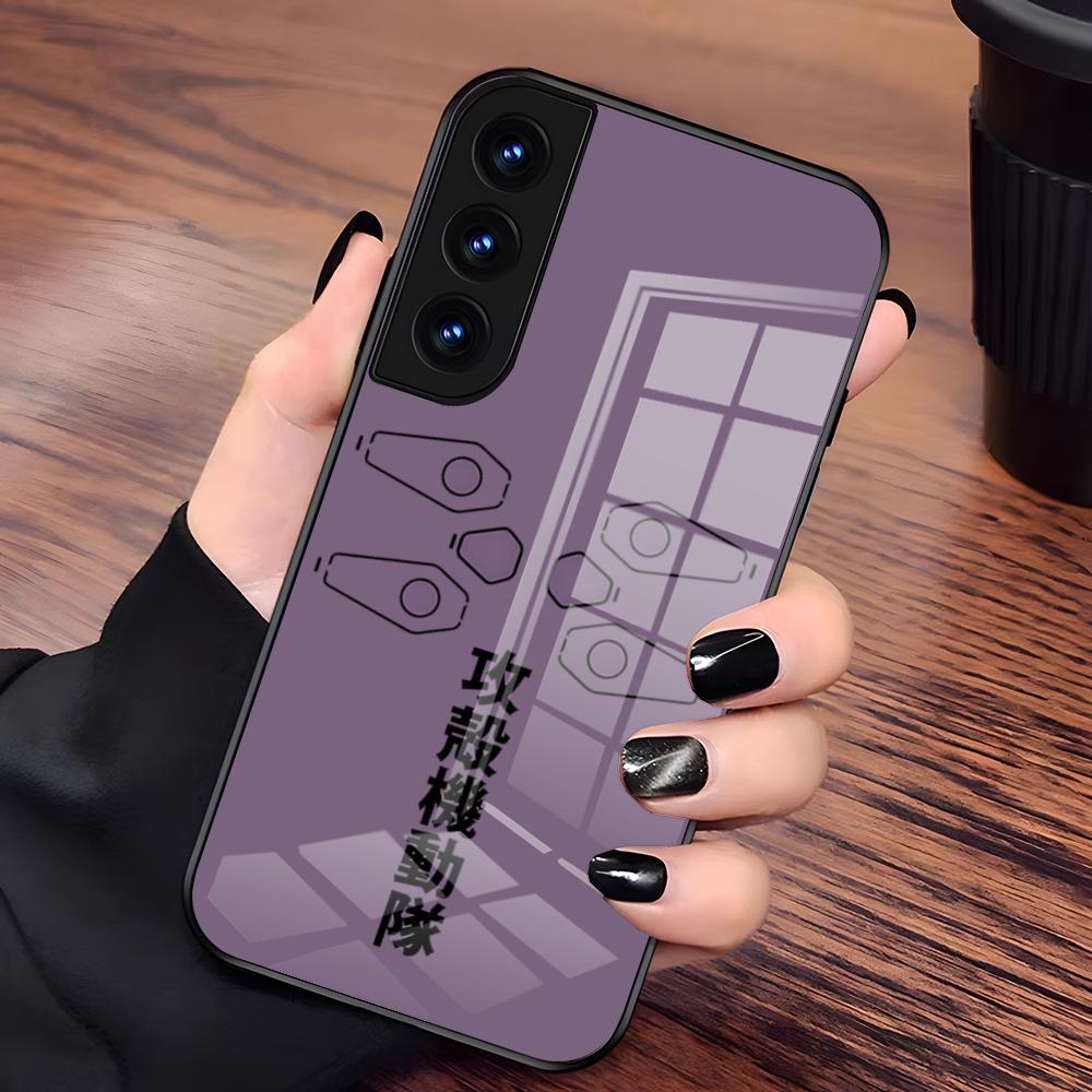 G-Ghost In The Shell Phone Case For Samsung A27 A37 A33 5G A54 A36 A35 A56 A52 A17 Shockproof Glass Cover