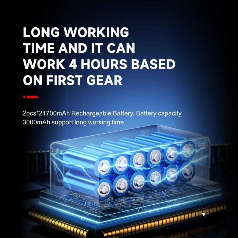 130000rpm Power Turbo Blower Wind Speed 52m/s Mini Jet Fan Handheld Brushless Motor Industrial Duct Fan