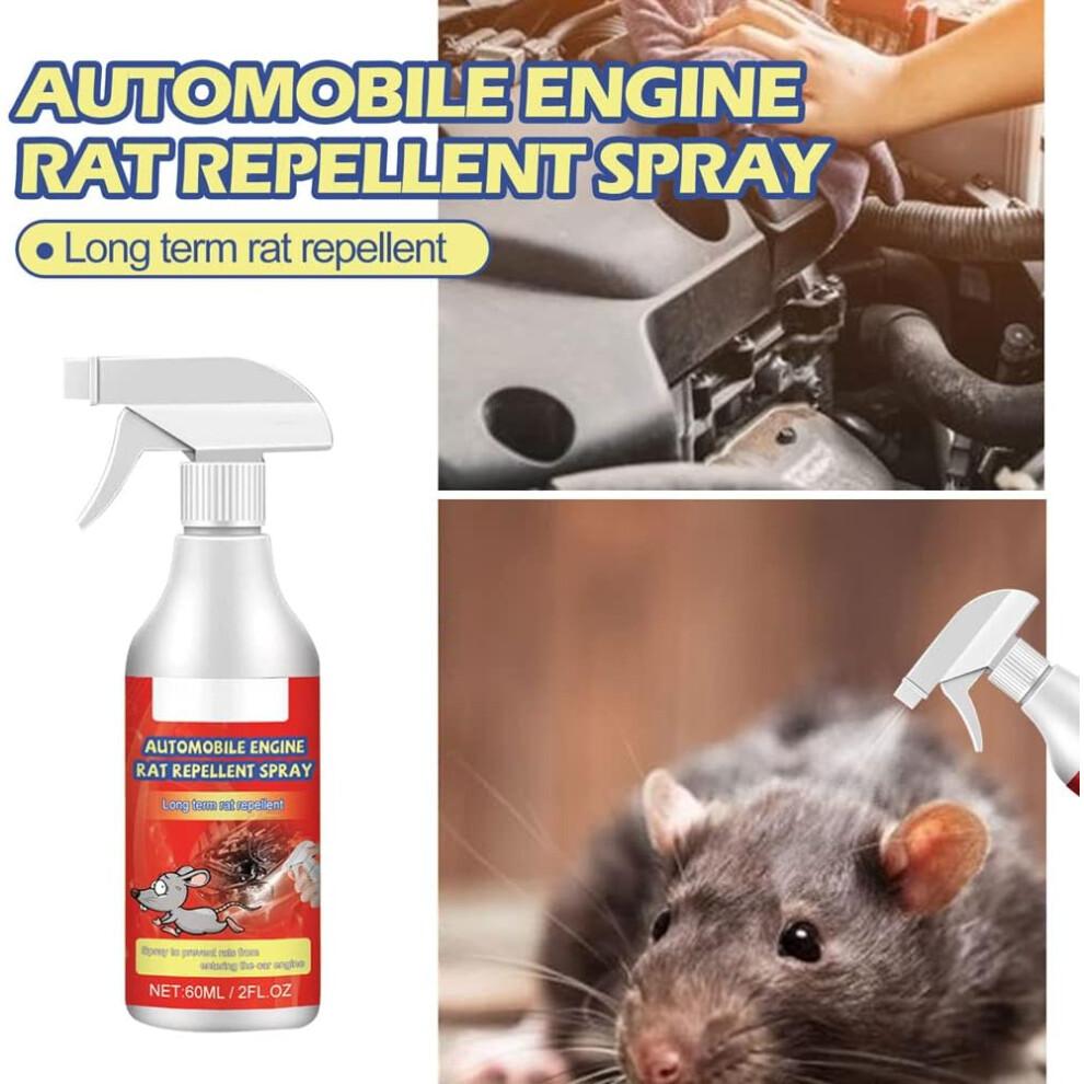 Spray anti-souris et ratons laveurs, efficace contre les animaux domestiques qui rongent les tissus, pour une utilisation intérieure et extérieure