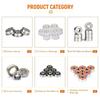 2Pcs F688 Z F688ZZ F688-2Z Flange Ball Bearing 8x16x5 mm ABEC-7 High Precision Double ZZ Metal Shielded Chrome Steel