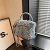 Korean Version of Popular Niche Retro Denim Chain Bag 2025 New Trendy Fashion Small Bag Women's Versatile Messenger Bag