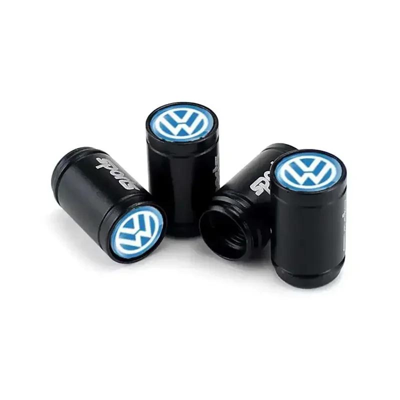 Для VW Новые 4 шт. Колпачки на ниппель колеса автомобиля, Защитные колпачки на шток для Volkswagen Passat Santana Touareg Tiguan GTI Rline Bora Jetta Bee