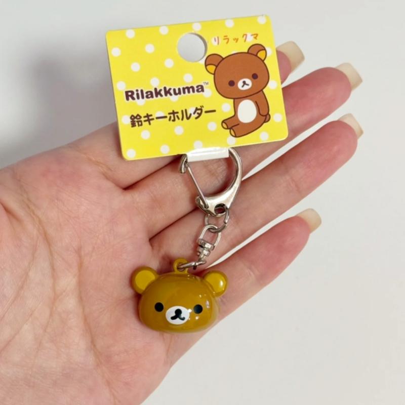 Мини брелок Sanx Rilakkuma Кавайный Korilakkuma Колокольчик Подвеска на рюкзак Гора Фудзи Мультяшный Медведь Украшение Подвеска для сумки Подарки
