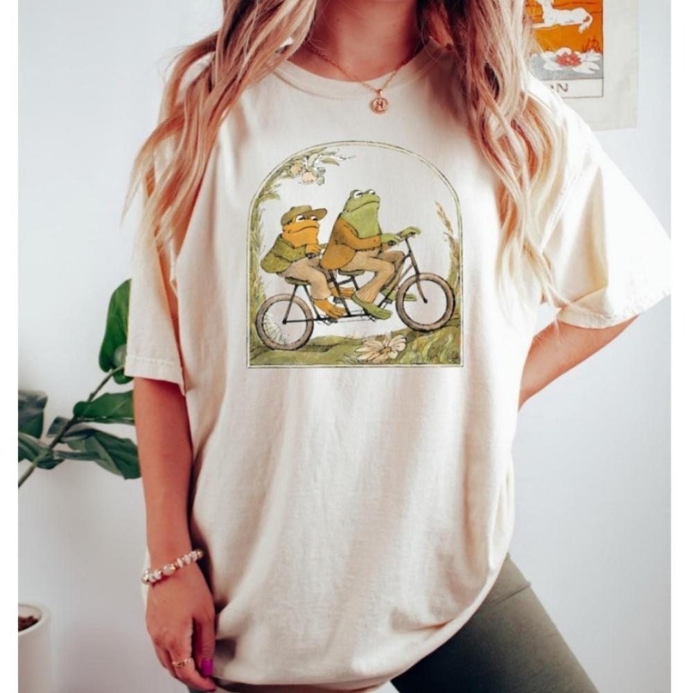 Frog And Toad Sweatshirt Classic Book Sweatshirts Cottagecore Aesthetic Shirt Streetwear Comfortable Personality Sweatshirt