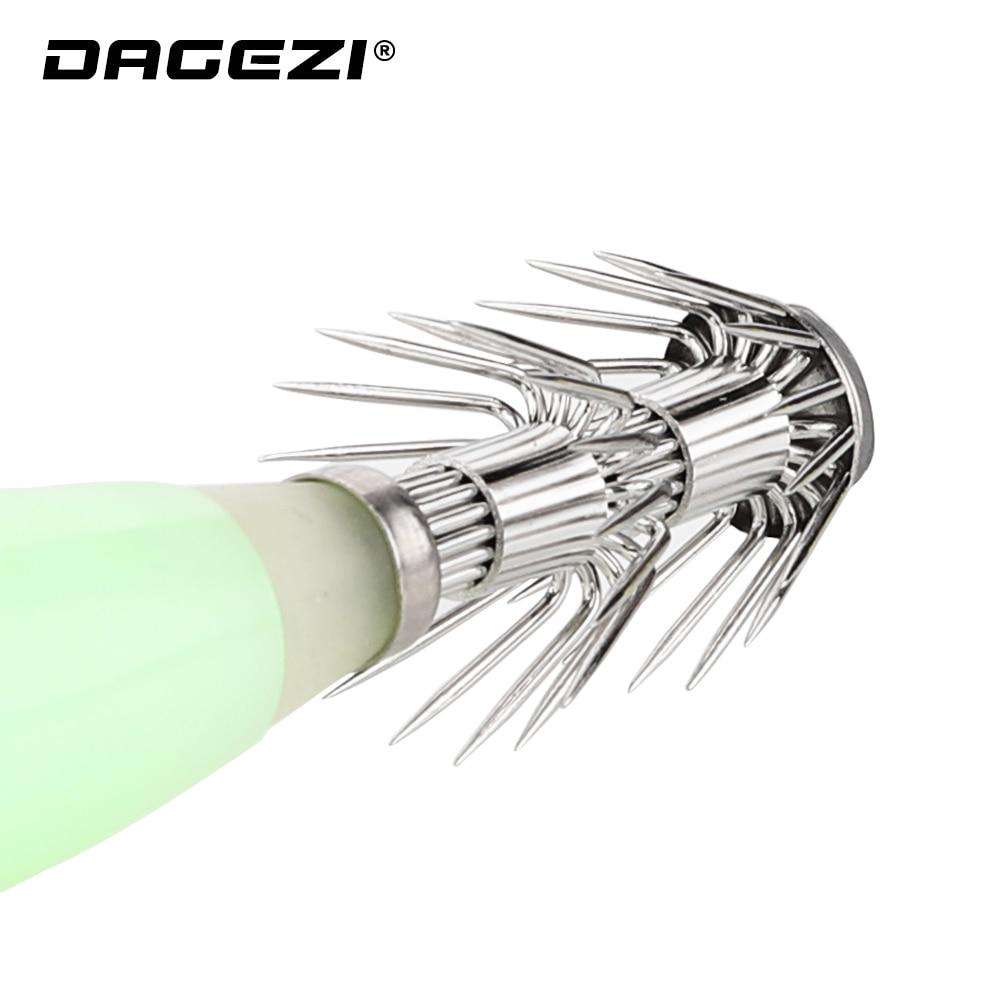 3 шт./лот, флуоресцентный кальмар, каракатица, рукав, джиг, рыболовная приманка, наживка, крючки, рыболовный крючок