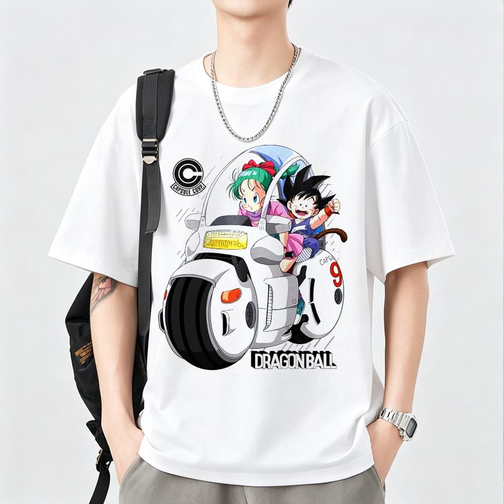 Футболка с принтом Dragon Ball Z, короткий рукав, хлопок, Сон Гоку, Веджета, унисекс, женская одежда, Харадзюку, Yk Tee, винтажная, повседневная, футболки