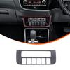 ABS Carbon fiber Console Air condition Panel Trim For Mitsubishi Outlander 19-22