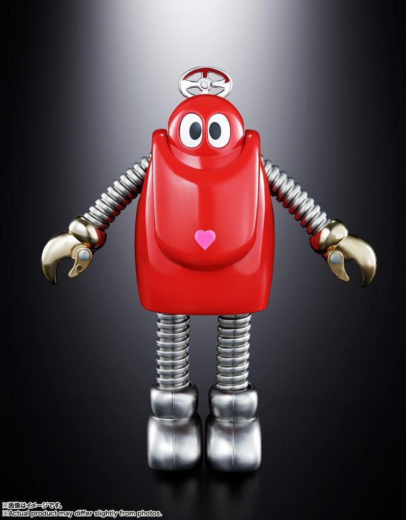 TAMASHII NATIONS Chogokin Ganbare Robocon Robocon 50th Anniversary Revival Version, Approx. 120mm PVC & ABS & Die-cast Painted Movable Figure