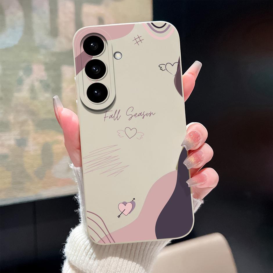 Чехол Для Samsung Galaxy S26 Plus Ultra Мультяшный Цветочный Узор Силиконовый Защитный Чехол Для SamsungGalaxyS26 Plus S26Ultra Funda