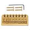 8 String Saddle Fixed Type Bridge For Electric Guitar Parts W/ Screws Wrench