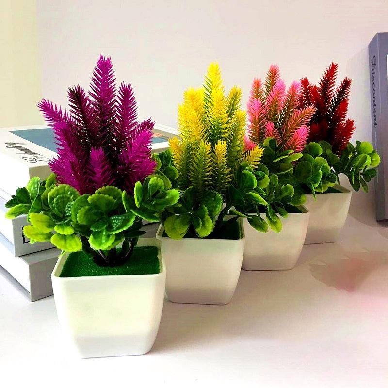 Изысканный бонсай, имитация, искусственные растения, цветы в горшках для декора дома и офиса