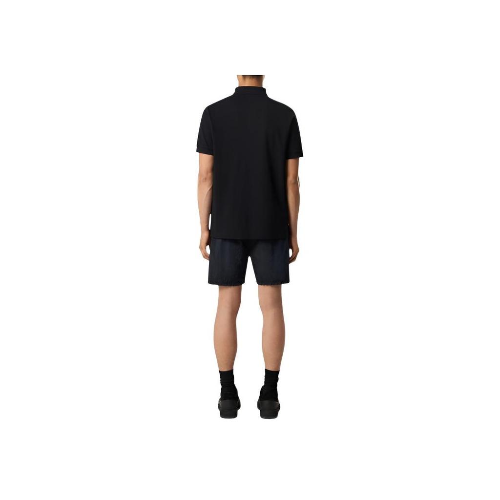 STONE ISLAND Мужская рубашка-поло с коротким рукавом и пуговицами с логотипом polo shirts Черный K2S152200005S0017-V0029