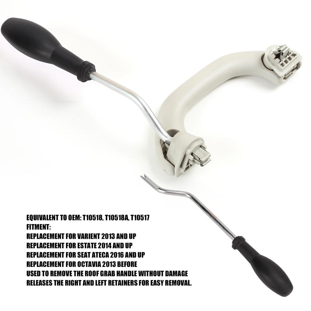 Roof Grab Handle Release Tool T10518 ABS Steel Dismantling Tool Replacement for Seat Ateca Roof Grab Handle Release Tool T10518A