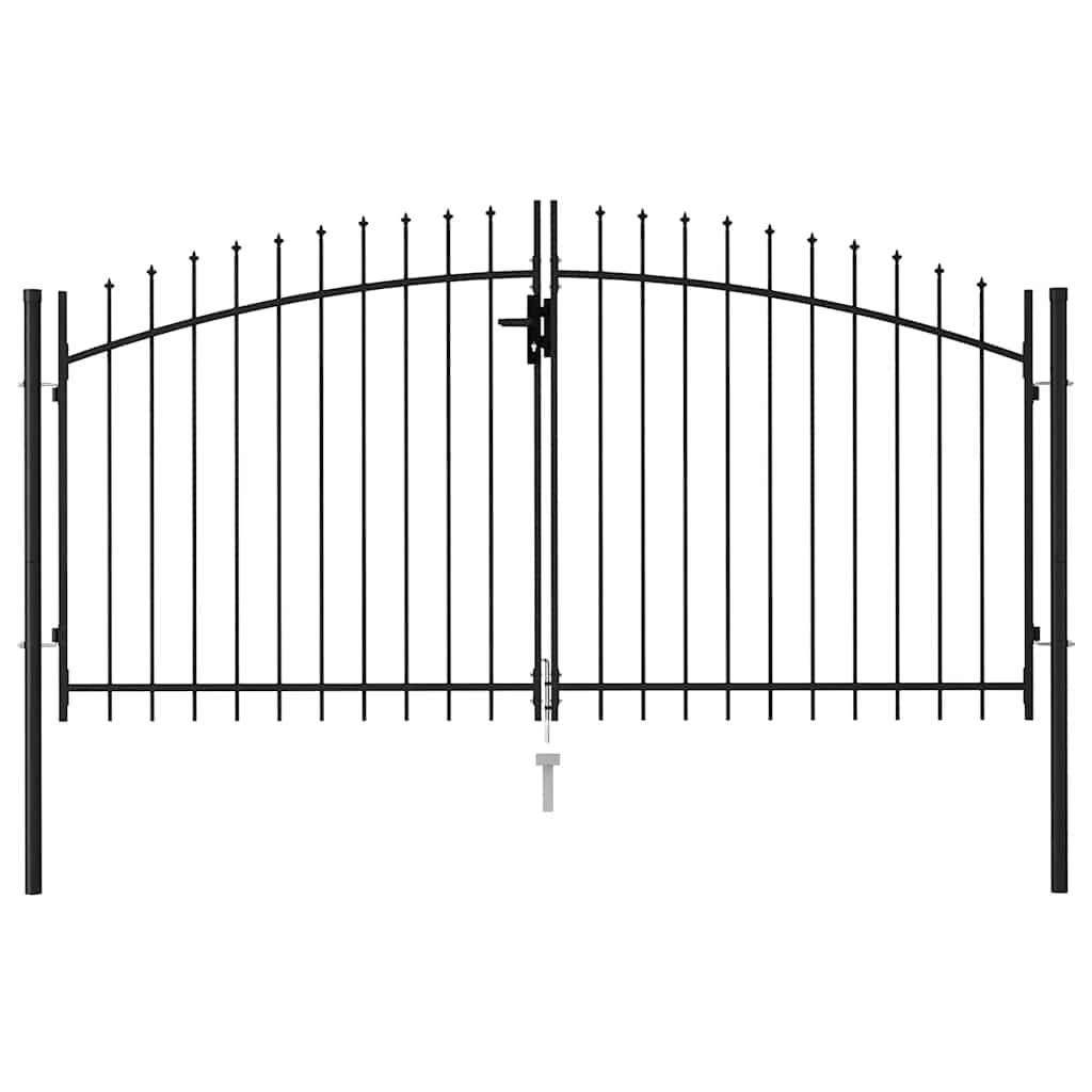 Zauntor Woerden Double Gate with Spear Point Top 299.5 x 199.5 cm