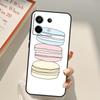 Macarons Cake Dessert Funda For Xiaomi Redmi Note 14 10 11 12 13 15 Pro Plus Case For Redmi 15 14C 10C 12C 13C 15C