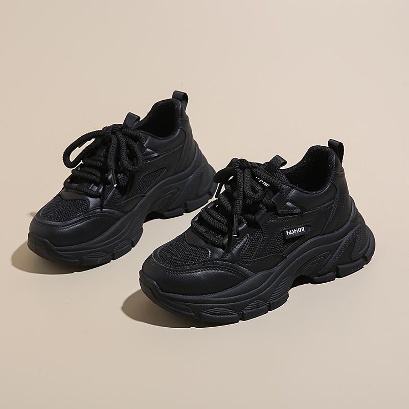 CRLAYDK 2024 Luxury Women's Wedge Chunky Fashion Sneakers Walking Lace Up Dad Platform Shoes Workout Casual Ladies Sport Tennis