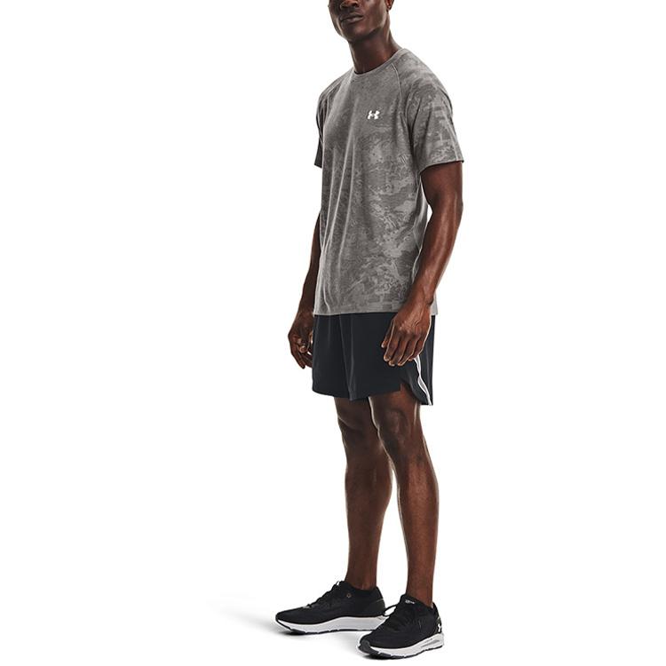 Under Armour Однотонные дышащие повседневные спортивные шорты мужские шорты черные 1365701-001