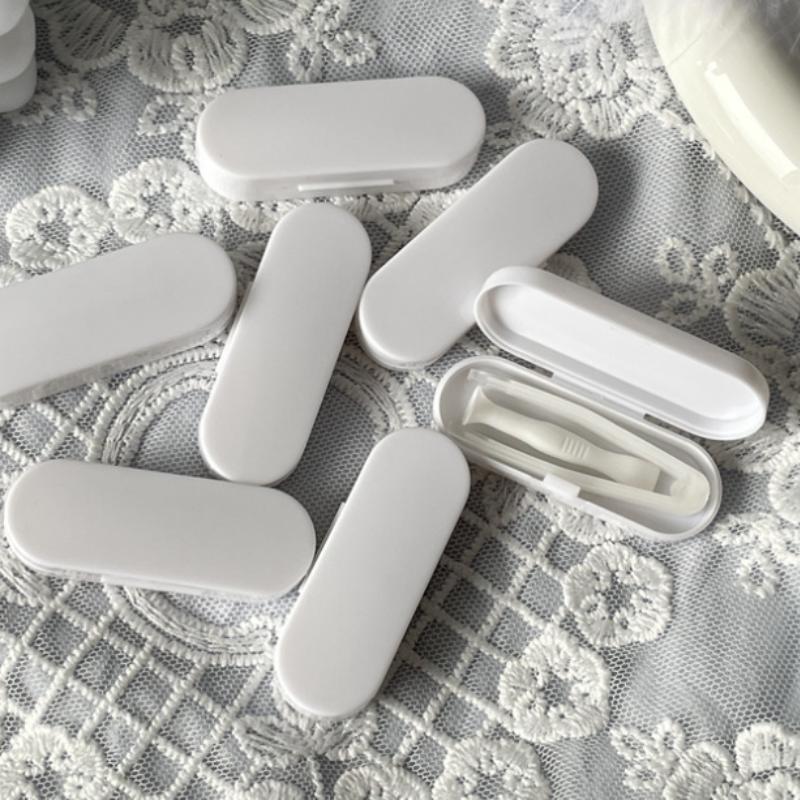 Дорожные контактные линзы для девочек, пинцет на присоске, пластиковый мини-футляр для контактных линз, набор инструментов для ухода за глазами, аксессуары