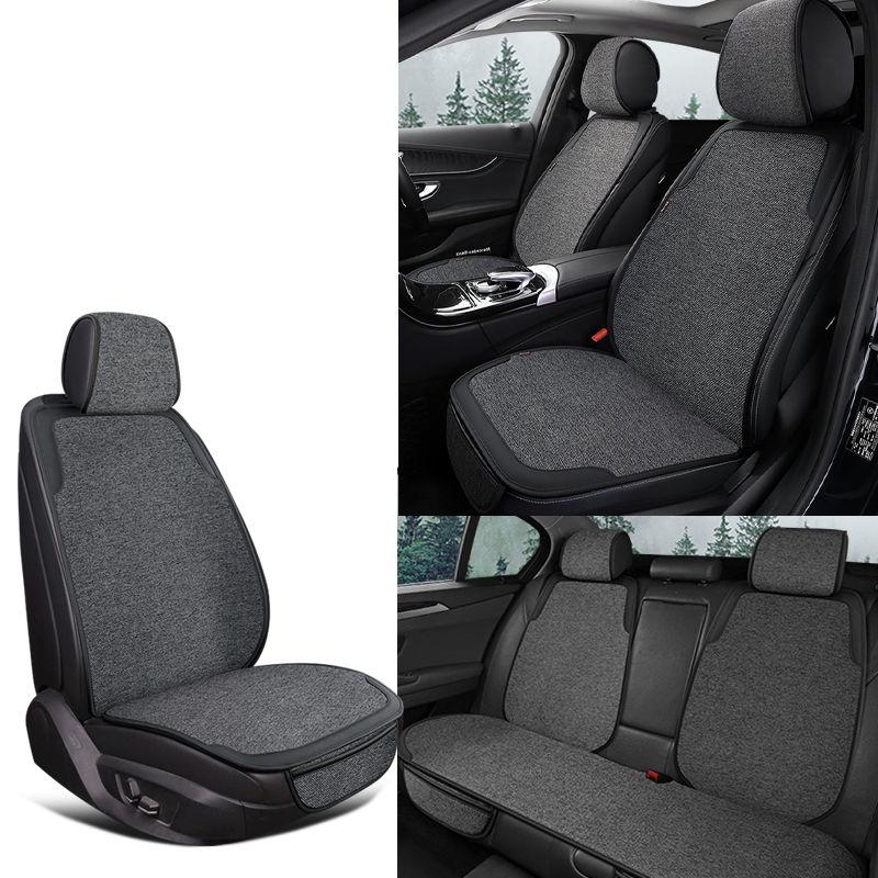 SEAMETAL Льняной Чехол-протектор для автомобильного сиденья Защита салона Автомобильные сиденья Подушка Четыре сезона Универсальный Дышащий Чехлы для сидений Автомобильные товары
