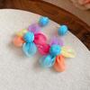 Raffia Dangle Earrings Sunflower Flower Ear Drop Elegant Wood Drop Earrings  Holiday