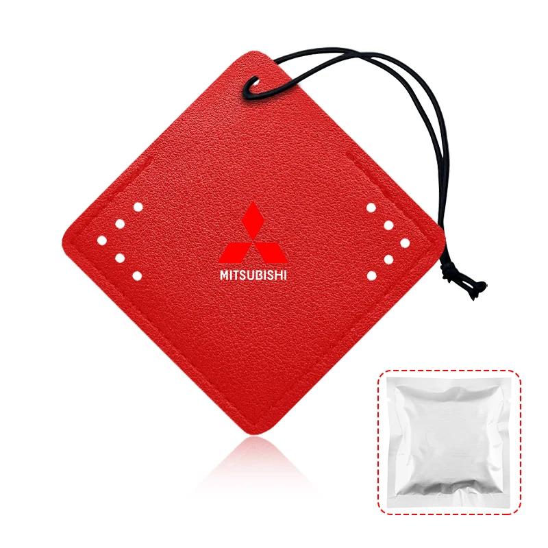 knpc3 Car Interior Pendant Aromatherapy Room Deodorant Sachet Car Goods Emblem For Mitsubishi ASX Lancer 10 Pajero Outlander L200
