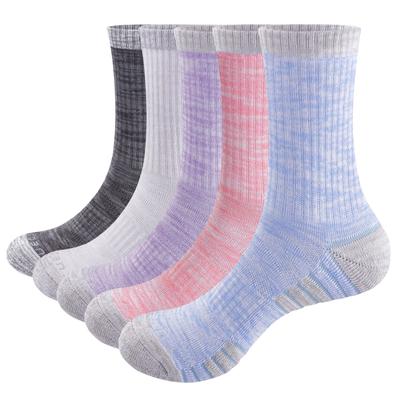 Спортивные толстые носки Crew For Mountain Combed Sweat Odor 5 Mixed [YUEDGE] женские носки, амортизация, длина, треккинг, скалолазание, хлопок, впитывающий, дышащий,