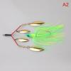 Lunker Spinner Baits Hard Fishing Lure 23G Noisy Buzz Rotating Blade Bubble Vibration Tandem Spin Willow Bass Trout Perch Pike