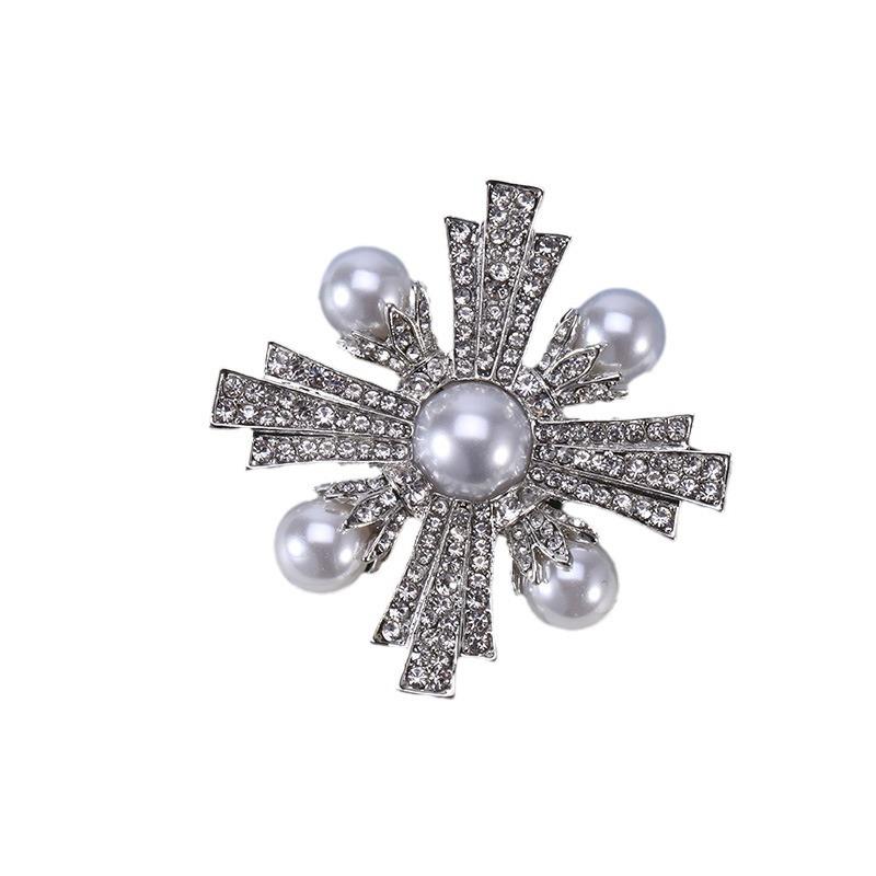 Baroque Retro Pearl Brooch Brooch Brooch Versatile Accessory Pin