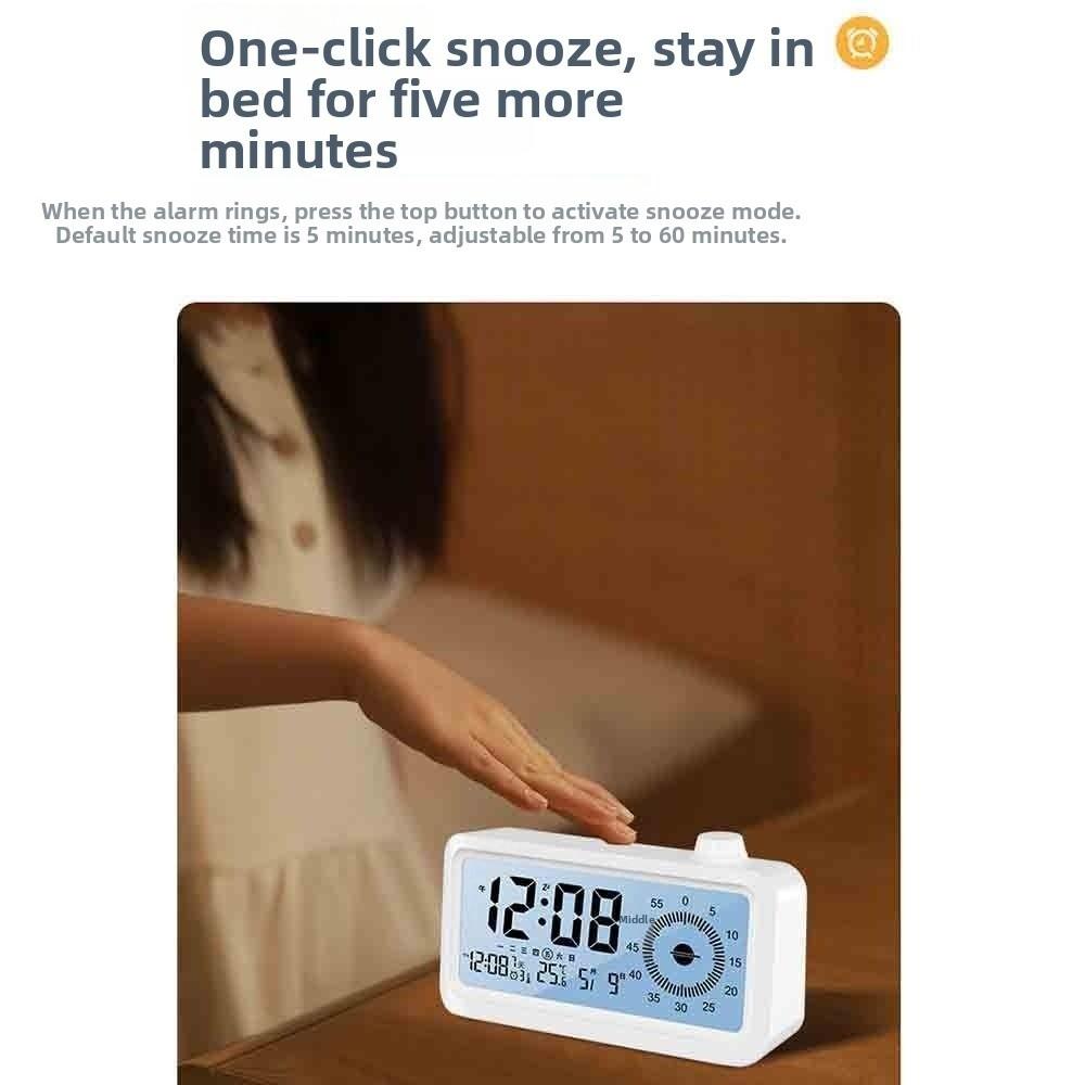 Rechargeable Visual Digital Timer Multifunctional Desktop Clock Time Manager Countdown Timer Desk