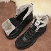 Fashion High Quality Men's Shoes Winter New High Top Work Boots for Men Warm Cotton Shoes Outdoor Non-slip Platform Snow Boots Men 2024