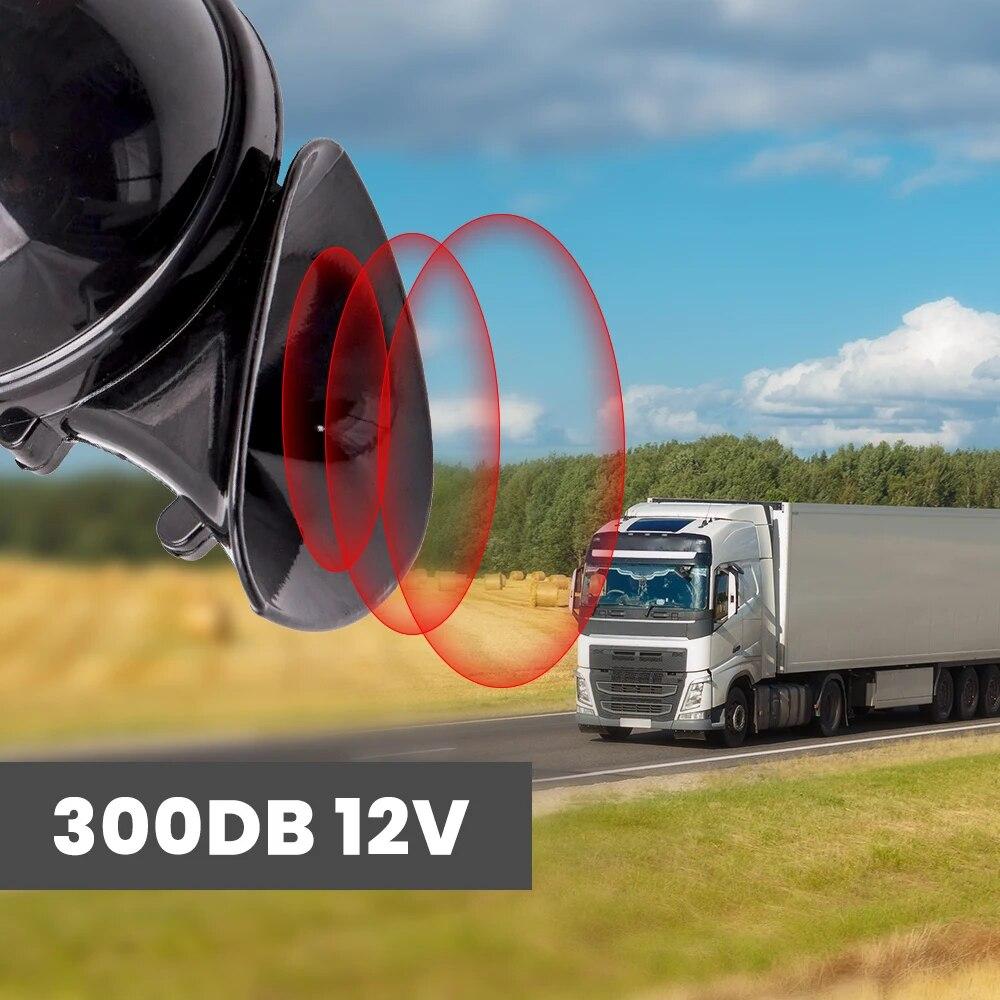 300DB 12 В автомобили мотоцикл лодка супер громкий электрический улитка воздушный рожок Тромб Bull Horn Lufthorn Hupe Superlaut для автомобилей LKW Boote