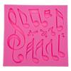 Music Notes Lace Silicone Mould Biscuit CakeFondant CookiePaste Chocolate Molds DIY Cake Decoration Baking Tools F0550