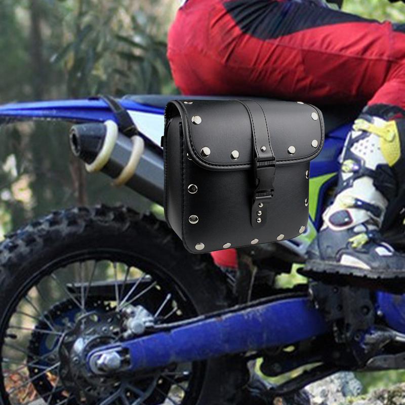 Сумки на седло мотоцикла Pannier Saddle Motorcycle Bag Storage Tool Bag с несколькими разделительными слоями для спорта, бездорожья и