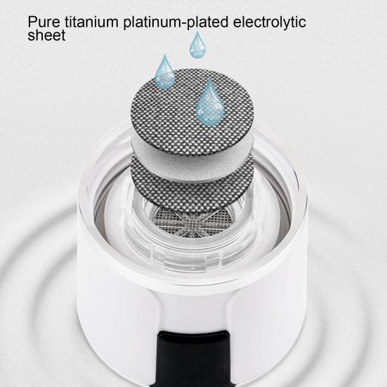 300ML Hydrogen Rich Water Bottle SPE PEM Technology Portable Glass Hydrogen Water Generator Healthy Glass Drinking