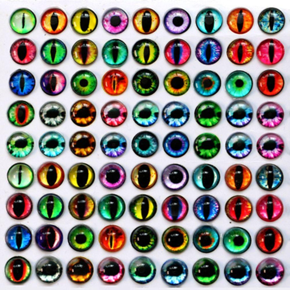 20pcs Hot Accessories Toy Dinosaur Time Gem DIY Crafts Glass Dolls Eyes Eyeballs