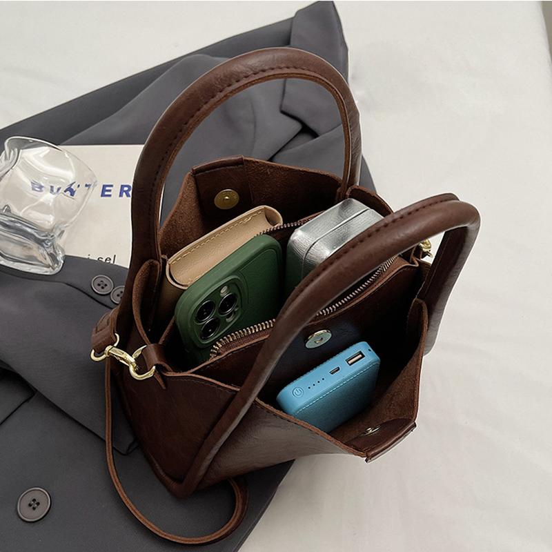 Женская новая сумка через плечо однотонная из искусственной кожи, модная повседневная сумка кроссбоди CLE