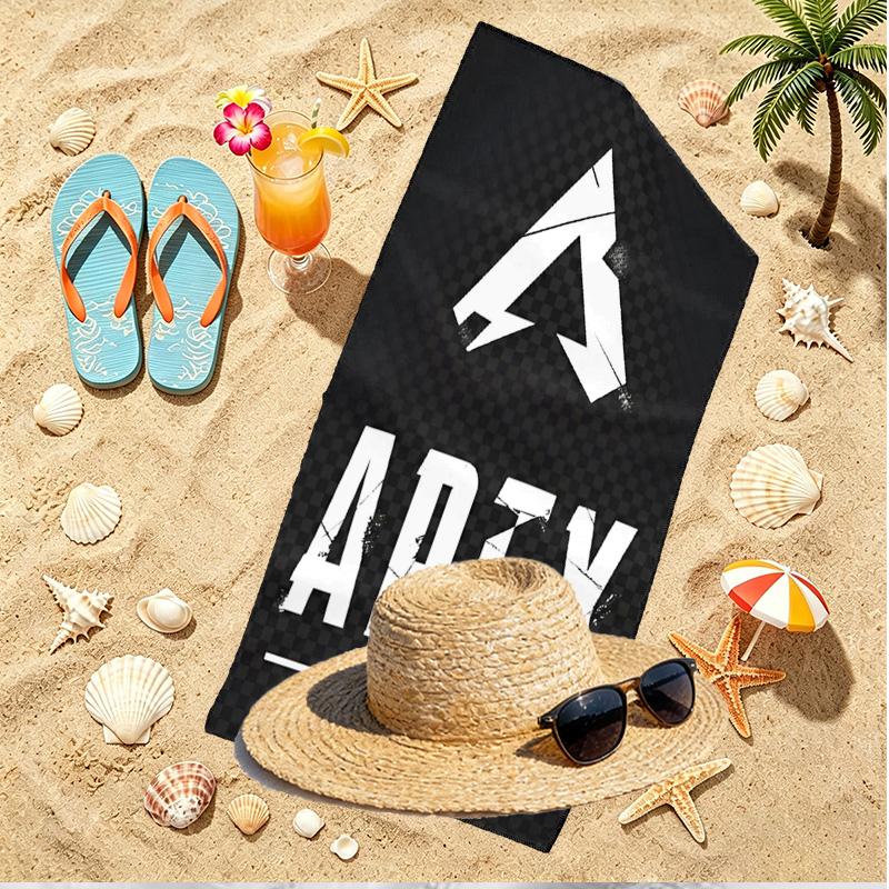 Apex Legends Print Beach Towel, Versatile Lightweight Absorbent Beach Towel for Pool Surf Yoga Bathroom, Perfect Birthday Holiday Gift