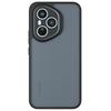 For Honor 400 Pro 5G (Global) Case Skin-Touch TPU+PC Matte Phone Shell,Transparent Black