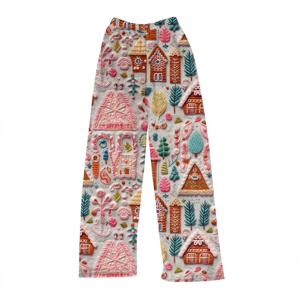 Женские осенне-зимние клетчатые брюки полной длины, спортивные брюки