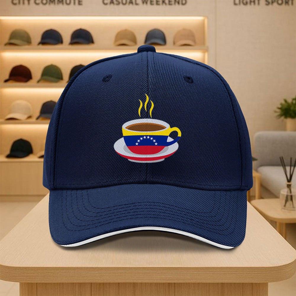 Venezuelan Coffee Cup Baseball Cap Polyester Outdoor Casual Sports Adjustable Hat