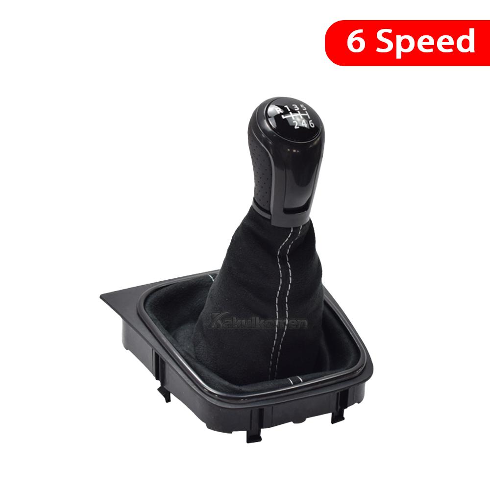 For VW Volkswagen Golf V 5/6 MK5 MK6 Scirocco(2009) Octavia Car Gear Shift Knob Lever Stick Pen Handle Boot Cover Gaiter Case