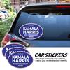 1/3pcs Kamala Harris For President 4" X 6" Blue Oval Shaped Presidential Campaign Car Sticker Car Window Accessories Z3F0