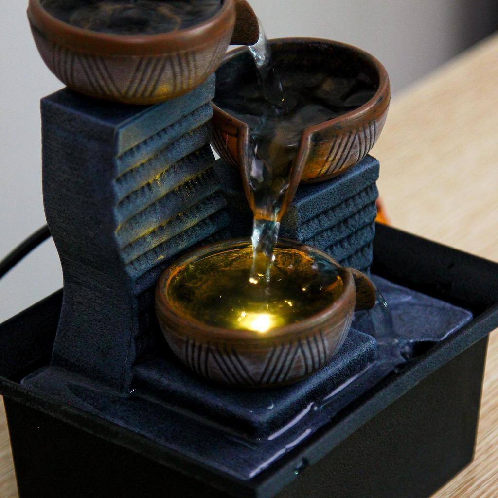 Настольный фонтан Фэн-шуй для декора домашнего офиса