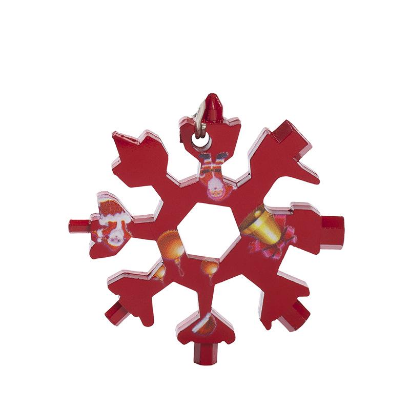 Многофункциональный инструмент «Снежинка» 18-в-1: Портативный шестигранный/восьмигранный ключ и отвертка