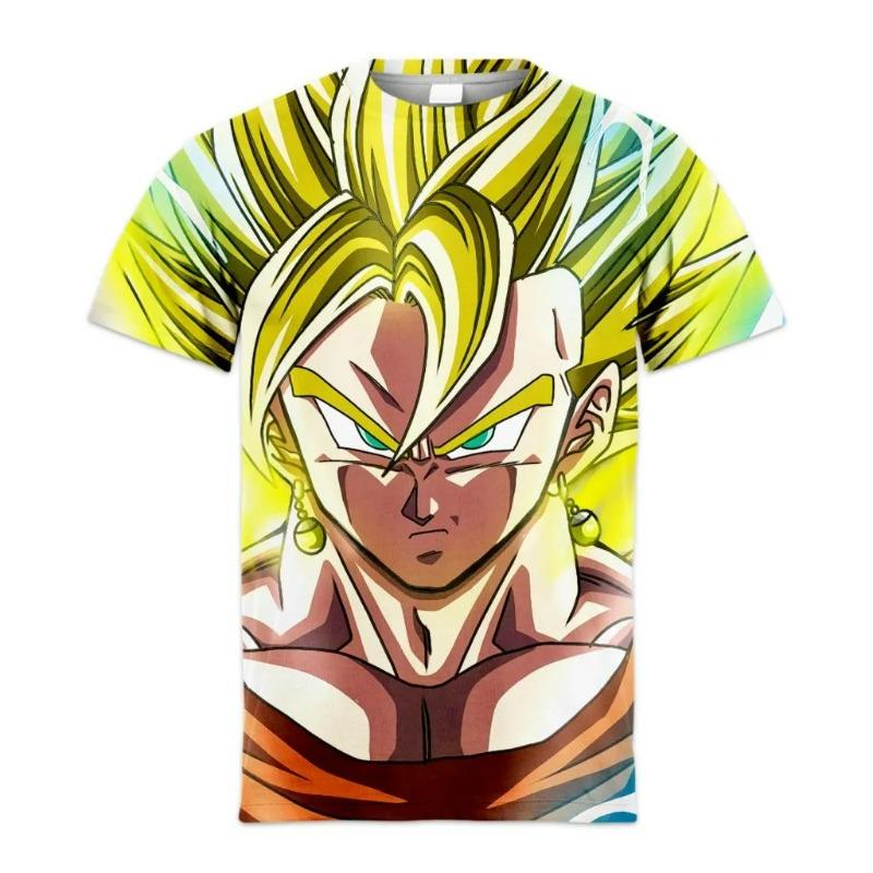 Японское Аниме Dragon Ball Z Гоку Блэк Замасу Супер Сайян Роуз Мощная Аура Навыки Футболка Детская Взрослая Косплей Топы Одежда