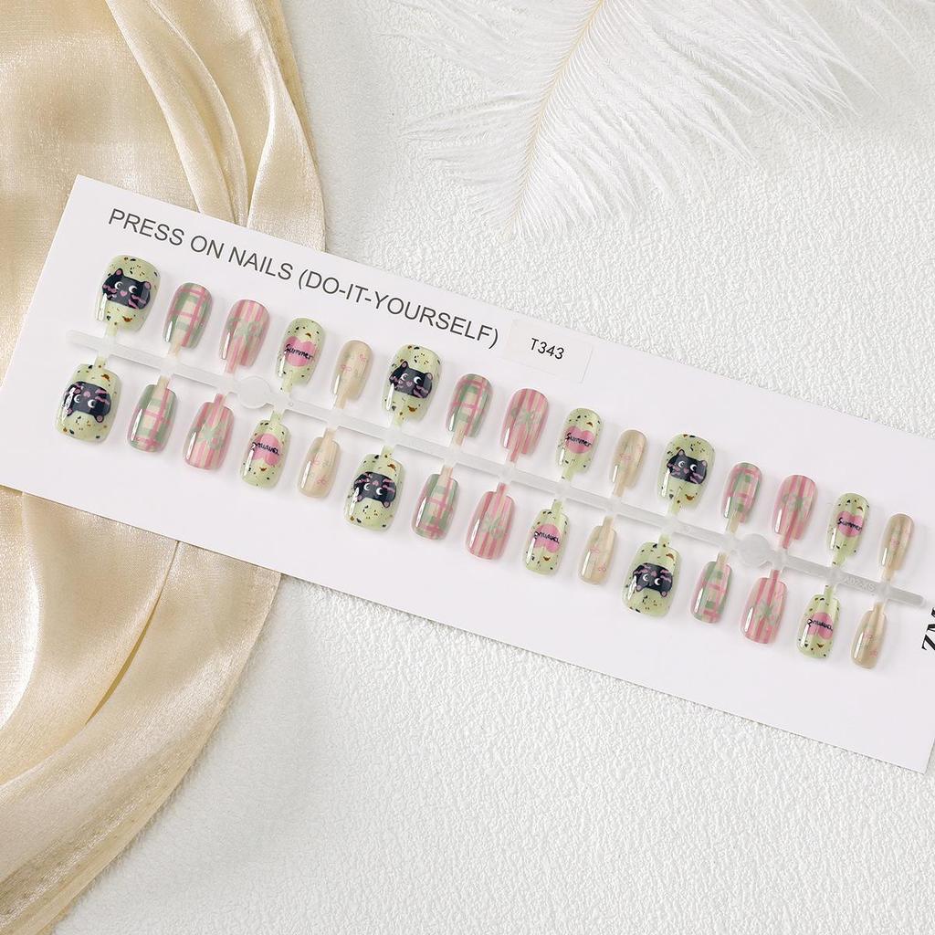 30 милых мультяшных наклеек для лака для ногтей «Кошачий глаз» — полная коллекция кодов