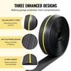 Garage Door Threshold Seal Strip 20 FT Universal Bottom Waterproof PVC