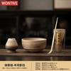 4 шт. японский чайный набор матча бамбуковая щетка для чая керамическая чайная чаша композиция китайские традиционные чайные принадлежности ручной работы праздничные подарки