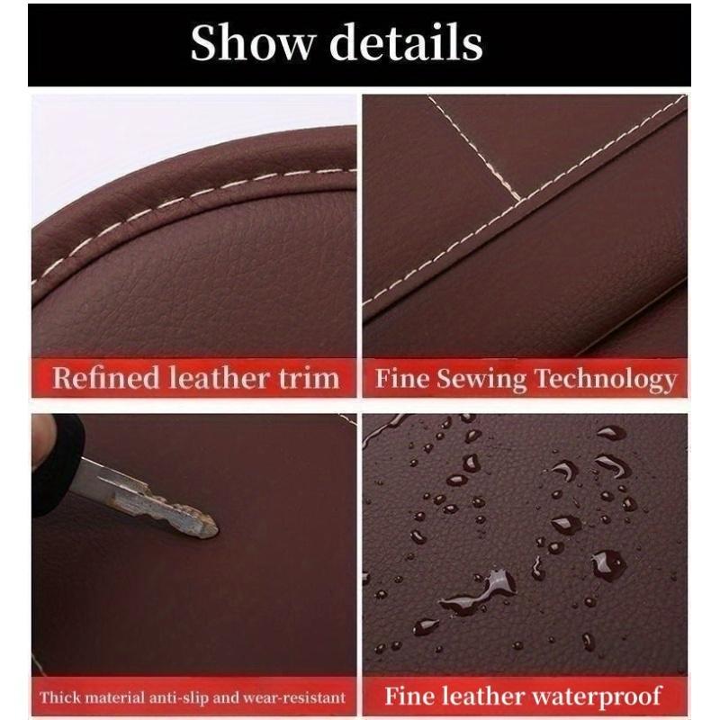 Premium All-in-One Car Back Seat Organizer Foldable Table, Kick Mats, Tissue Box, Cup & Umbrella Holders, Laptop Station, and Car Eating Tray